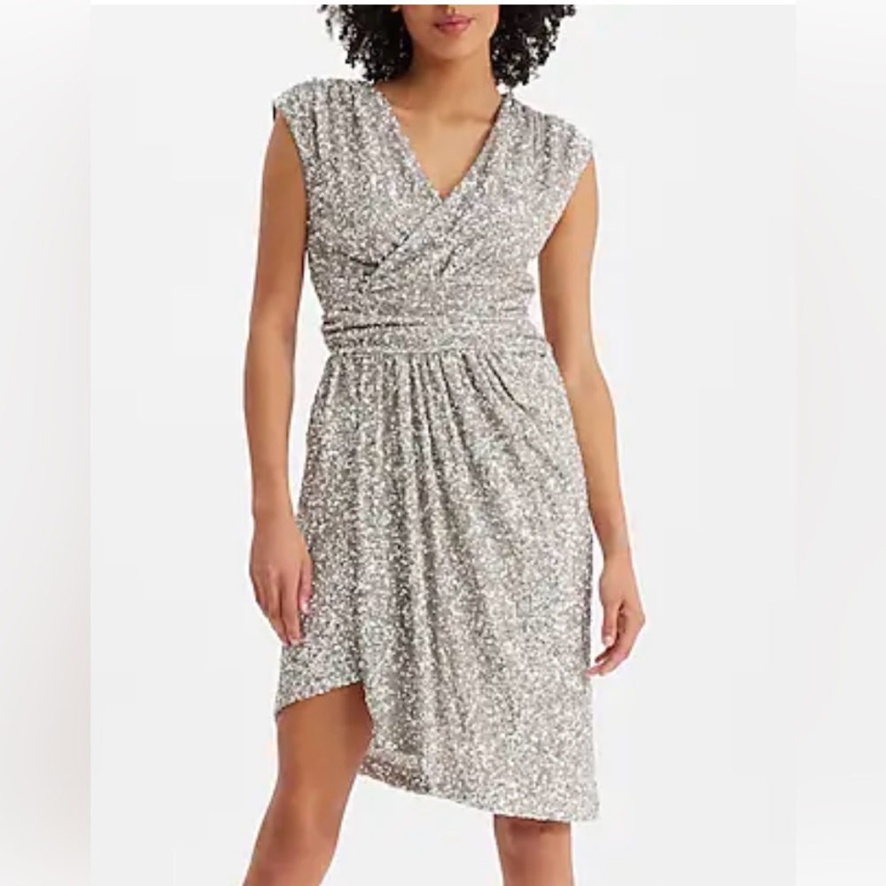 Express sequin dress